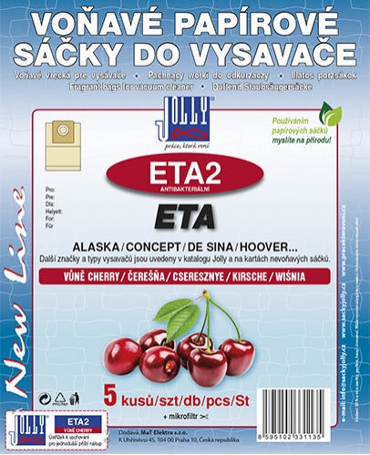 Jolly Voňavé sáčky JOLLY ETA2 Cherry, 5ks voňavých sáčků