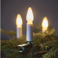 Vánoční retro řetěz LED FELICIA SV-16 Filament bílá, 16ks 14V LED žárovek
