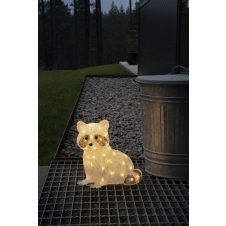 Mýval sedící LED 48x 26cm vysoký, IP44, venkovní