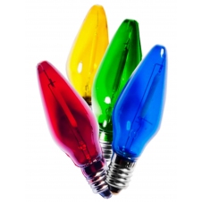 Žárovky pro řetěz LED FELICIA Filament SV-16 E10 14V MIX 4ks barev 1ks