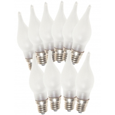 Žárovky LED Filament pro 7x34V/5x48V svícny, živý plamínek 10ks