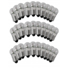 Žárovky E-10 24V 125mAh 3W pro lucerničky, 30ks žárovek