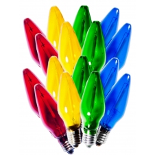 Žárovky pro řetěz LED FELICIA Filament SV-16 E10 14V 16ks MIX barevné 1ks