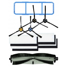 Sada HEPA filtrů a kartáčů pro SILVERCREST SSRA1, ETA 1515 Falco a filtr 10ks