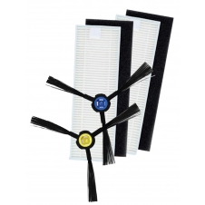 Sada HEPA filtrů a kartáčky pro ETA 1515/2515 Falco, Silvercrest SSRA1 4ks