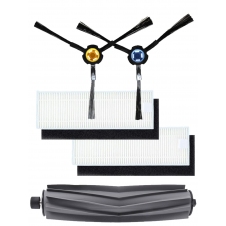 Sada kartáčů a HEPA filtrů pro SILVERCREST SSRA1, ETA Falco 1515/2515, 5ks