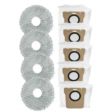 Sada mopů a sáčky pro vysavače XIAOMI S10/X10/X20 Plus, Pro, Max 5+4ks