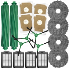 HEPA filtry, kartáče pro iROBOT Roomba 405, 505 Plus Combo a mopy 18ks