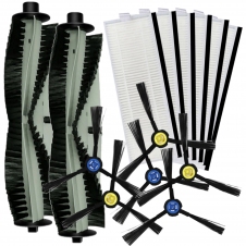 Sada kartáčů, HEPA filtrů pro SILVERCREST SSRA1, ETA Falco, Tesla T80 14ks