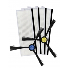 Kartáčky, HEPA filtry pro TESLA T80, Silvercrest SSRA1, ETA Falco sada 6ks